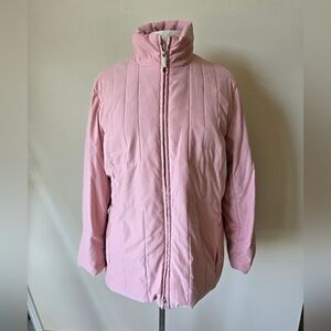 Olsen Women's Pink Long Sleeve Winter Jacket Size 10.
